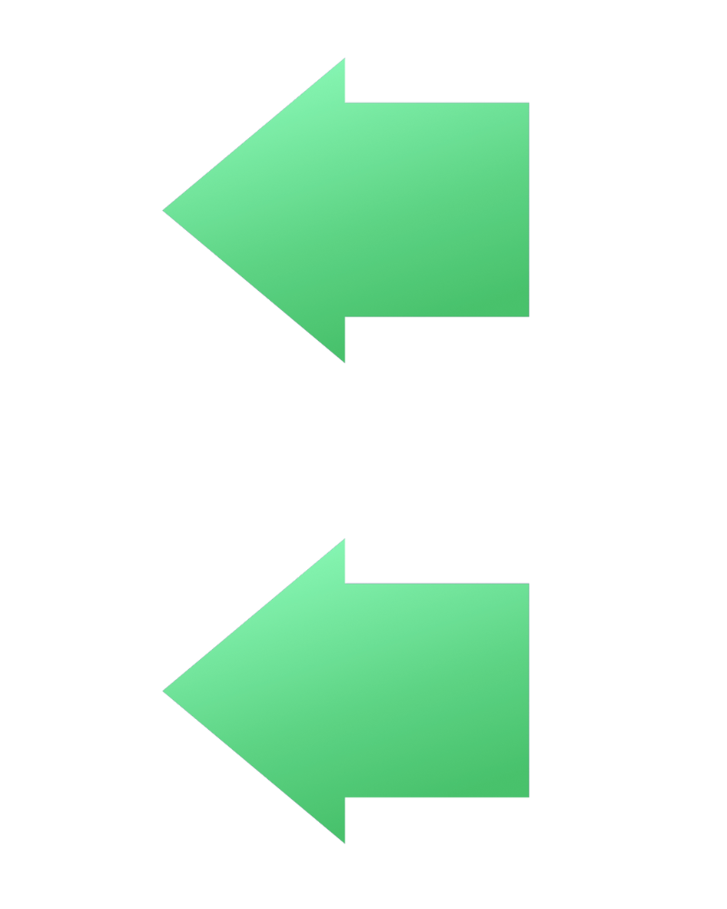 green arrows