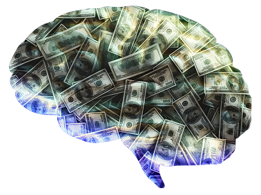 Mint Lane Financial Estate Planning Brisbane and Melbourne - brain made out of dollar notes